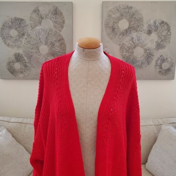 CCK Style Wool-Blend Open Cardigan sz Med - Picture 3 of 11